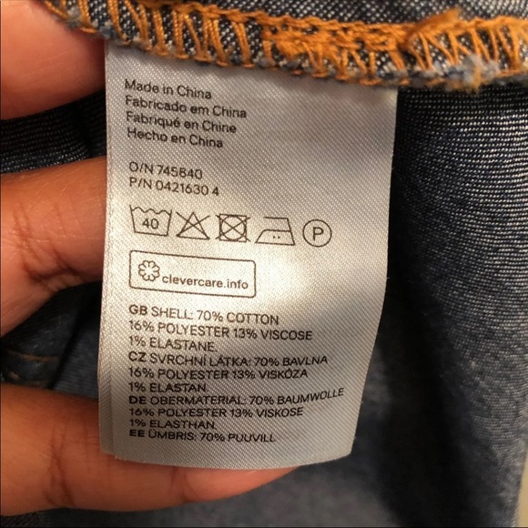 H&M Denim Overall Dress - Picture 7 of 7